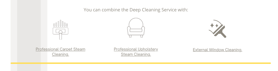 deep cleaning additional services